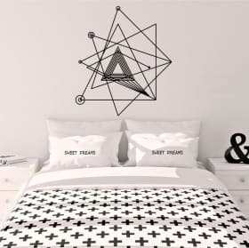 Vinilos y pegatinas geometría decorativa