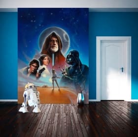 Fotomurales star wars una nueva esperanza