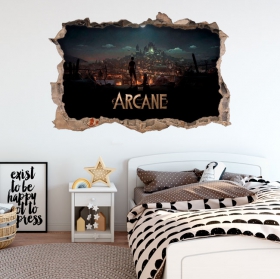 Vinilos decorativos agujero 3d arcane