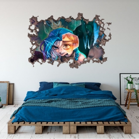 Vinilos agujero 3d arcane