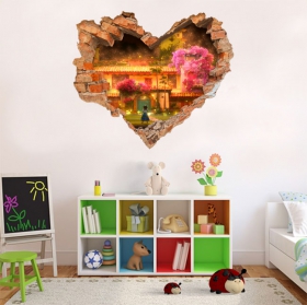 Vinilos agujero 3d disney encanto