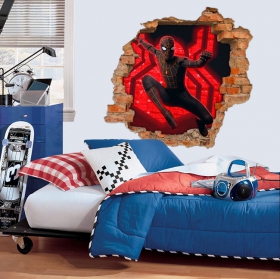 Vinilos efecto 3d spider-man no way home