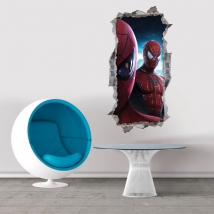 Vinilos paredes 3d spider-man no way home