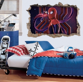 Vinilos decorativos paredes 3d spider-man no way home