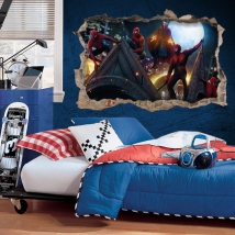 Vinilos y pegatinas agujero pared 3d spider-man no way home