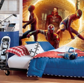 Fotomural de vinilo o póster spider-man no way home