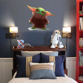 Vinilos decorativos yoda star wars