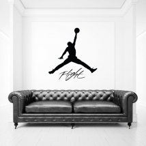 Vinilos y pegatinas jugador baloncesto michael jordan