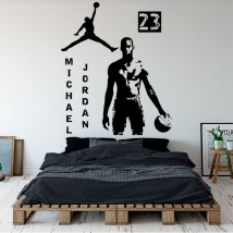 Vinilos decorativos jugador baloncesto michael jordan