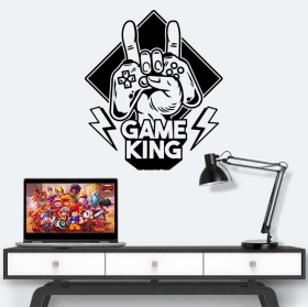 Vinilos y pegatinas videojuegos game king