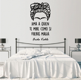 Vinilos decorativos y pegatinas frase frida kahlo