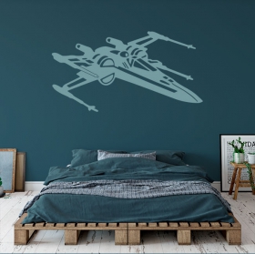 Vinilos nave espacial caza estelar star wars