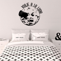 Vinilos decorativos cine y series viaje a la luna