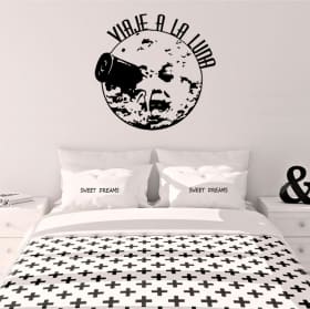 Vinilos decorativos cine y series viaje a la luna