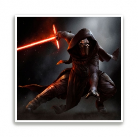 Pósters o lámina decorativa kylo ren star wars