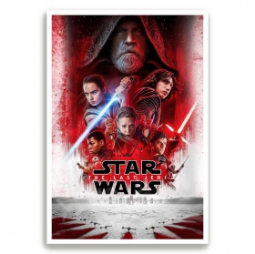 Pósters o láminas decorativas star wars the last jedi