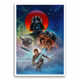 Pósters o láminas decorativas impresas star wars