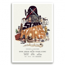 Póster o lámina impresa star wars