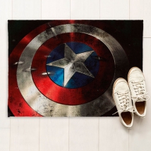 Alfombra marvel escudo capitán américa