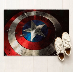 Alfombra marvel escudo capitán américa