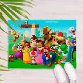 Alfombras impresas super mario bros