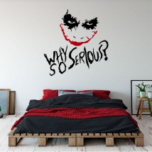 Vinilos decorativos y pegatinas joker why so serious