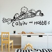 Vinilos y pegatinas calvin and hobbes