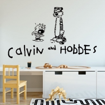 Vinilos adhesivos calvin and hobbes