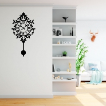 Vinilo decorativo reloj de pared