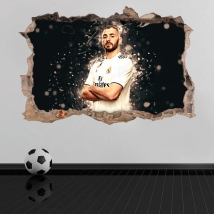 Vinilos paredes 3d karim benzema