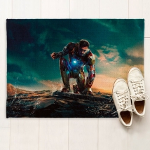 Felpudos impresos o alfombras marvel iron man