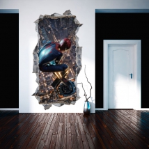 Vinilos decorativos 3d spider-man