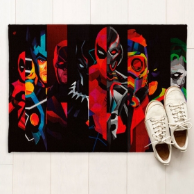 Felpudos o alfombras impresas superhéroes marvel