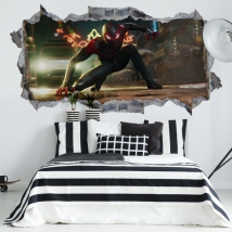 Vinilo 3d marvel spider-man miles morales