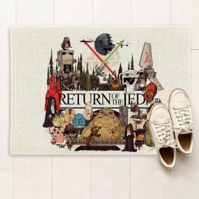 Felpudo o alfombra star wars el retorno del jedi