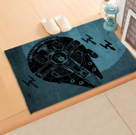 Felpudos impresos nave halcón milenario star wars