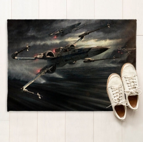 Felpudos o alfombras impresas ala-x star wars