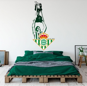 Vinilo decorativo joaquín real betis balompié