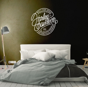 Vinilos decorativos y pegatinas logo harley davidson