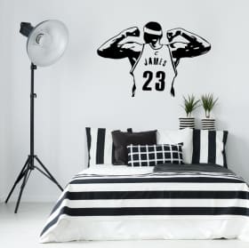 Vinilos decorativos y pegatinas lebron james