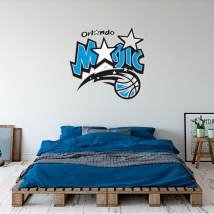Vinilos decorativos baloncesto nba escudo orlando magic