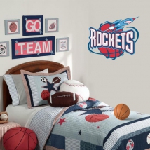 Vinilos y pegatinas baloncesto escudo nba rockets