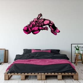 Vinilos decorativos y pegatinas astronauta