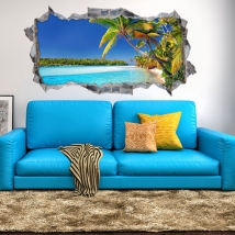 Vinilos 3d islas cook nueva zelanda