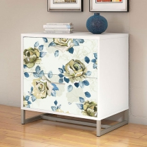 Vinilos decorativos flores para muebles y armarios