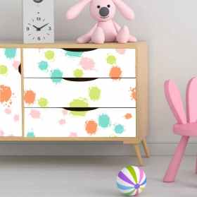 Vinilos salpicaduras pintura para muebles o armarios