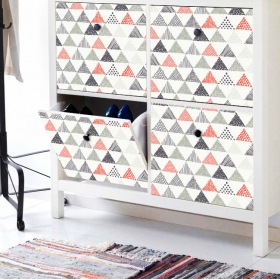 Vinilos para muebles triángulos decoración nórdica