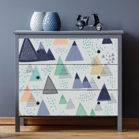 Vinilos estilo nórdico para decorar muebles y armarios
