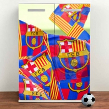 Vinilos para muebles y armarios banderas del barça