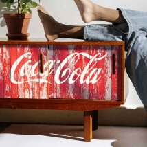 Vinilos para muebles o armarios coca-cola